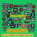 Heavy Metal Embroidered Patch – Iron On or Sew On Badge for Jackets, Vests & Backpacks product logo