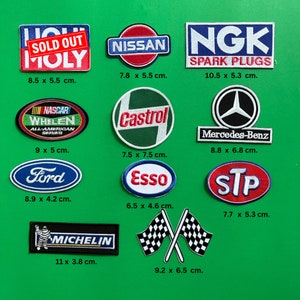 20 Motorsport Patches Random Lot / Formula One Rally Racing Motorsport Patch / Sew Or Iron On Embroidered Patch / Wholesale Motorsport Patch zdjęcie 7