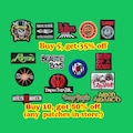 Rock Music Patch – Heavy Metal Sew or Iron-On Badge for Jacket, Hat, Backpack product logo
