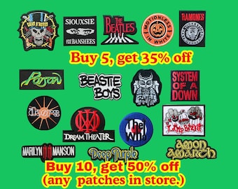 Rock Music Patch – Heavy Metal Aufnäher oder Aufnäher für Jacke, Mütze, Rucksack
