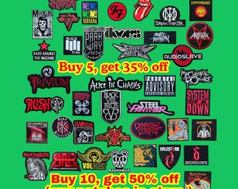 HIM His Infernal Majesty Rock Music Sew/Iron On Embroidered Patch