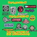 Rock Music Patch Sew Or Iron On Embroidered Rock Music Patches , Rock Heavy Metal Patch , Patch for Jackets , Hat , Backpack , Gift For Him