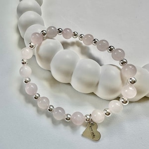 Crystal Rose Quartz bracelet