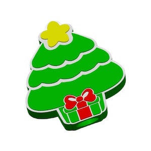 Fluffy Christmas Tree Straw Topper: 3D Print STL File