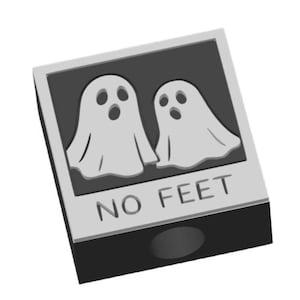 Ghost Photo Straw Topper STL File: Spooky Polaroid Style, Fits Standard + Stanley Straws