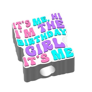 Birthday Girl Stroh Topper STL Datei: 3D Drucker Download