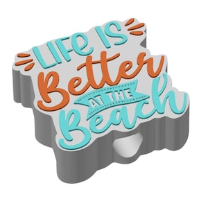 Beach Straw Topper - STL-Datei: 3D druckbares Design (kommerzielle Nutzung)