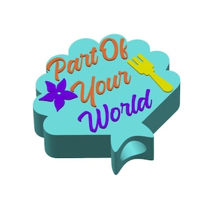 Muschel Stroh Topper STL Datei: 3D Print Ocean Party Dekor (Digitaler Download