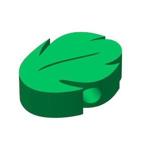 3D Hawaiianisches Blatt Stroh Topper STL Datei: Tropisches Getränk Zubehör (Digitaler Download