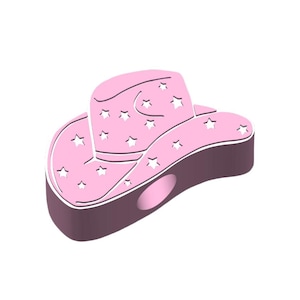 Cowgirl Hat Straw Topper STL File: 3D Printer Download
