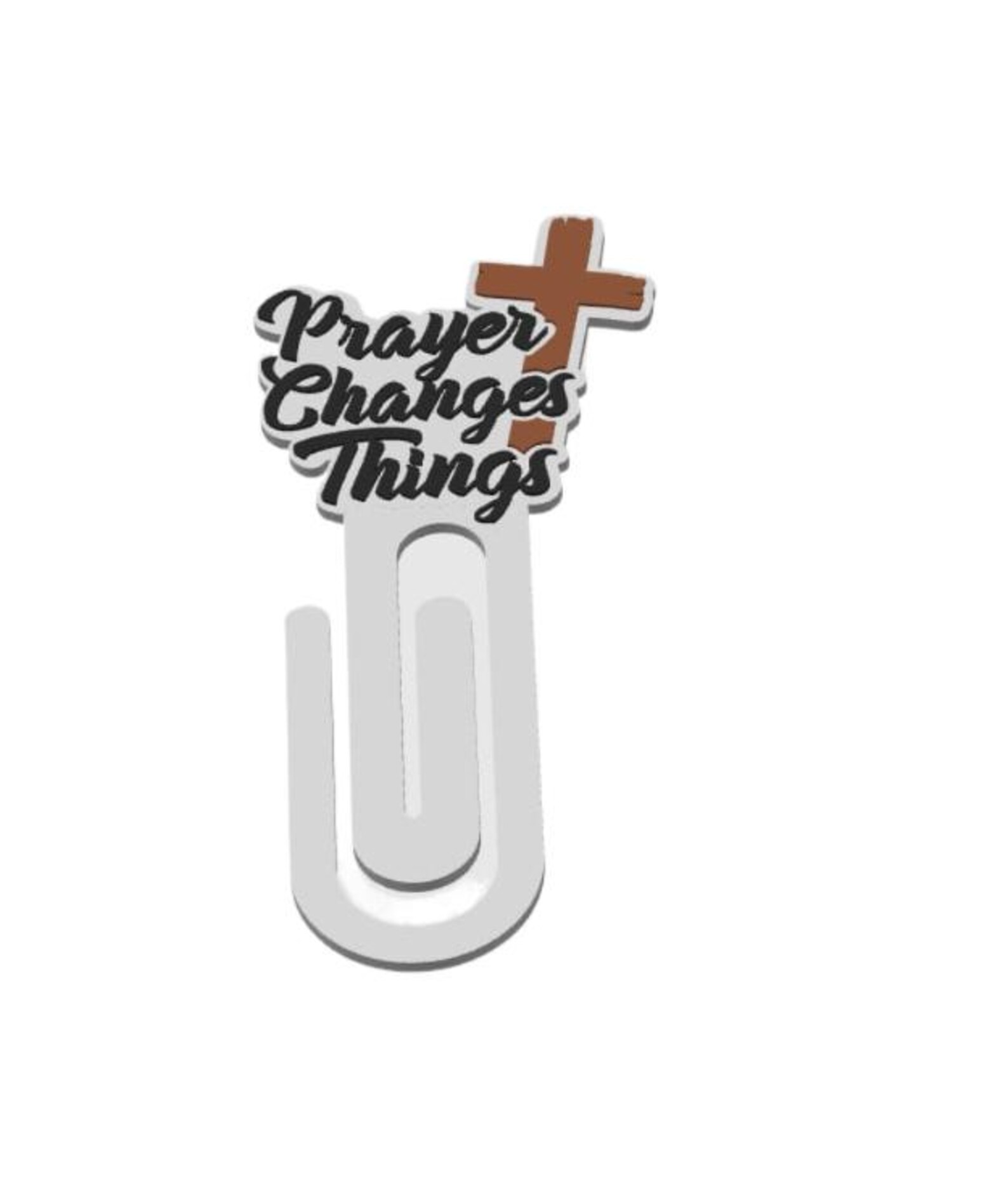 Prayer Changes Things CLIPMARK STL File, Giant Paper Clip (digital ...