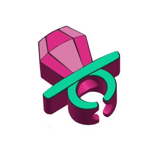 Ring Pop Candy Straw Topper STL File: 3D Printer Download (8.5mm & 12mm)