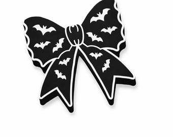 Bat Bow Version 2 Straw Topper STL File: Stanley & Standard Straws (Digital Download)