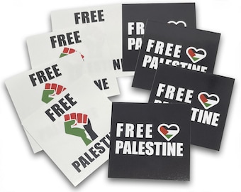 Gratis Palestina Stickermix (50 stuks)
