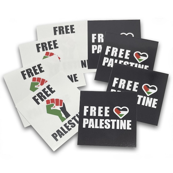 Free Palestine Sticker Mix (50 Stück)