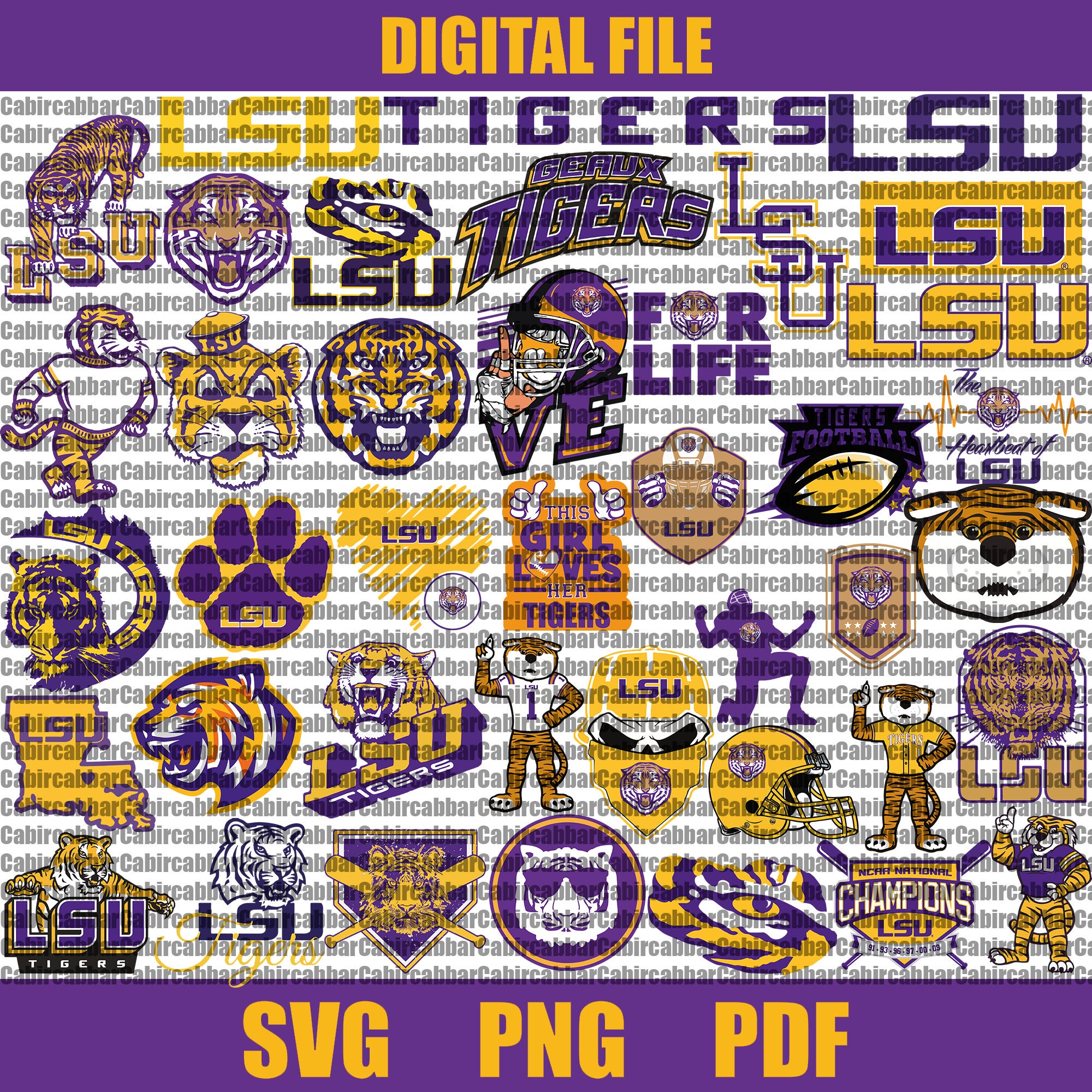 LSU Tigers 2023 NCAA Women’s Basketball National Champions Logo Svg