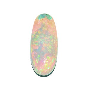 Splendid Top Quality Natural Ethiopian Opal Oval Shape size14.08carats,26.90x11.35x8.79mm Cabochon loose Gemstone For Jewelry Making