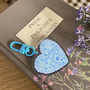 Pride and Prejudice Sticker and Keychain ~Most Ardently