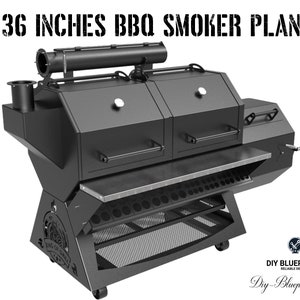 Plan octogonal pour fumoir pour barbecue : projet de cuisine en plein air DIY (téléchargement numérique)