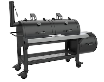 DIY BBQ Smoker  Plan, Smoker Blueprint, Outdoor Cooking Project, Barbecue Trailer Guide, Grill Design