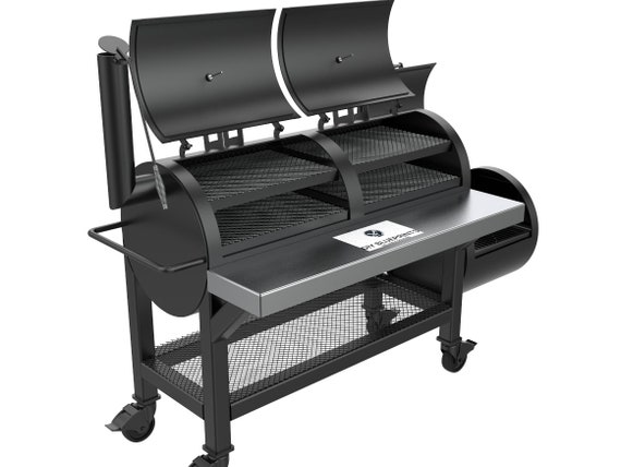 DIY オフセット BBQ スモーカーの設計図：スチールプレートの製作