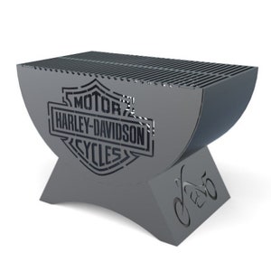 Diy Harley Grill DXF Plan cięcia laserowego