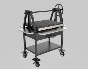 Diy BBQ Grill,Portable Grill,Smoker plan,Fathers day Gift