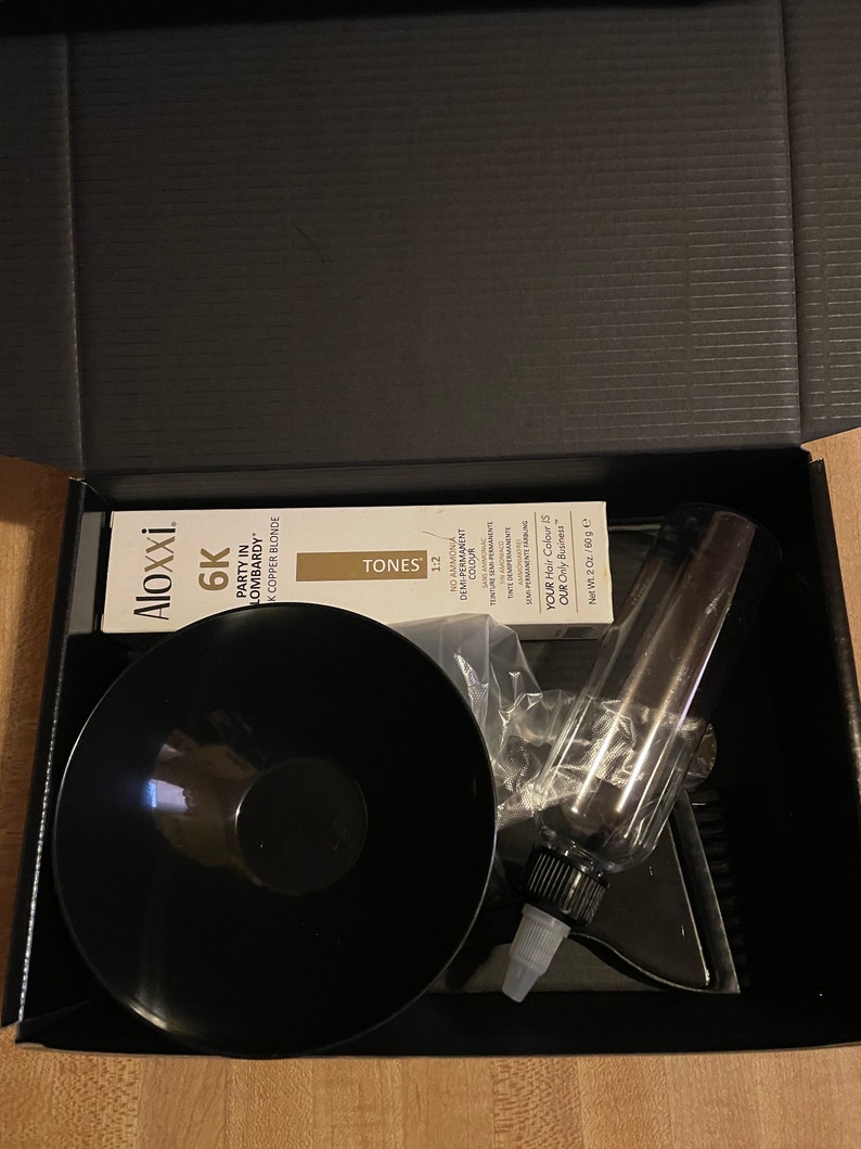Professional Hair Color Box Etsy