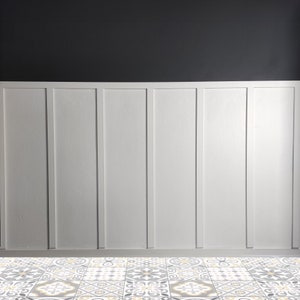 Pre-Cut Modern Wall Molding Kit Tailored , Half Wall Moulding - Create Your Dream Space with Effortless Elegance