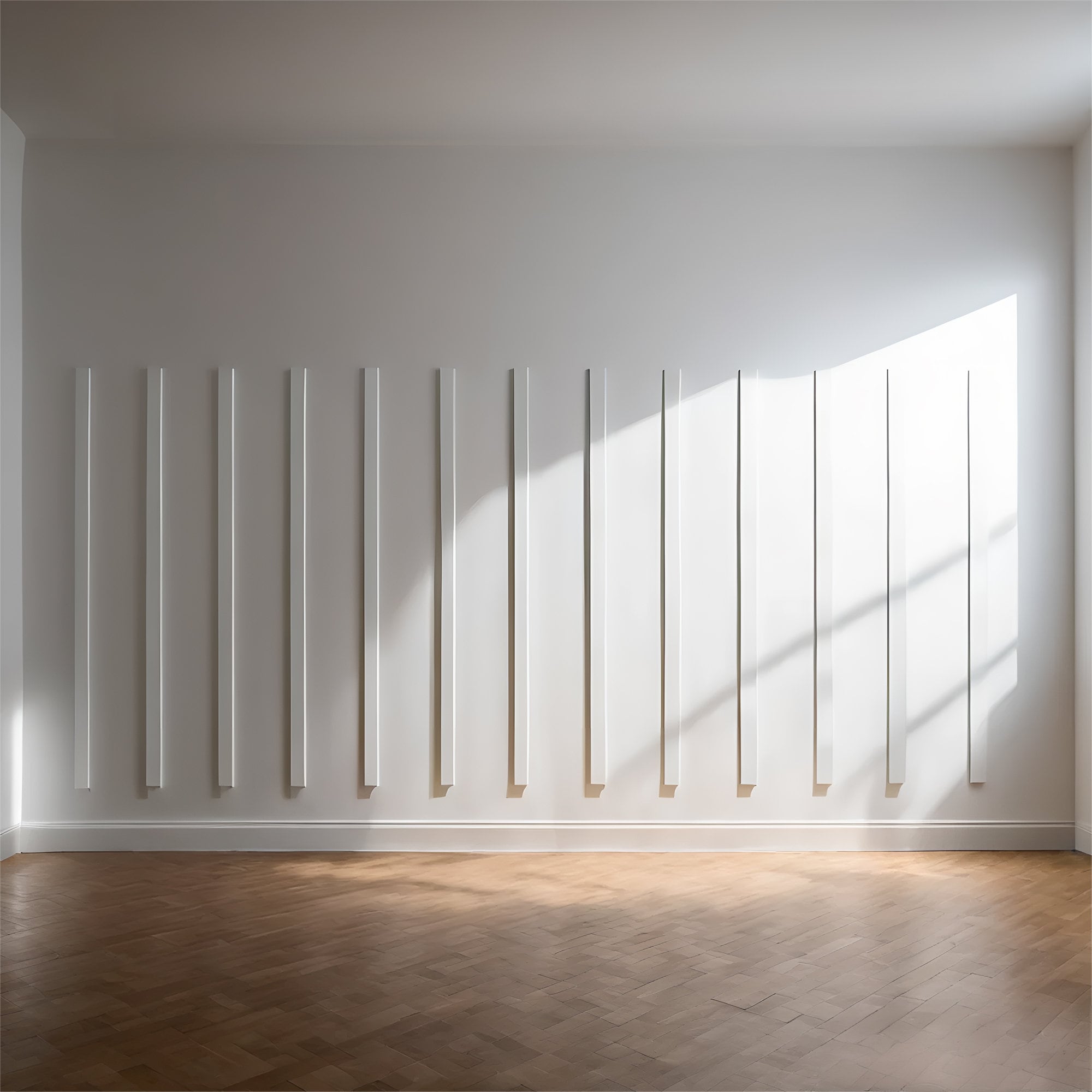 Wall Molding Kit - Pre-cut Modern Paneling, Customizable Wall Covering ...