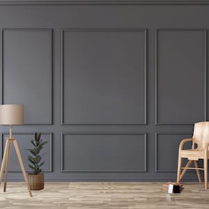 Easy Installation Wandleisten-Set - Vorgeschnittene und grundierte Bilderrahmenleisten