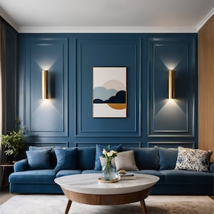 Custom-Made Wall Moulding Kit for Stunning Accent Walls, Easy Assembly Wall Paneling, and Elegant Wainscoting
