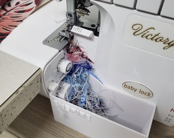 Serger Mülleimer, Serger Zubehör, Nähmaschine Zubehör, Nähzimmer Zubehör, Nähzimmer Aufräumen