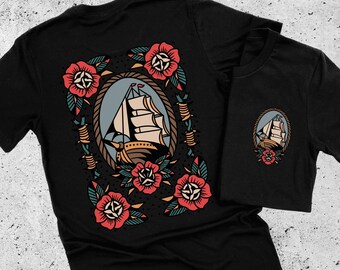 Tattoo Shirt Sailor Flash, Traditional Tattoo Art T-shirt, Old