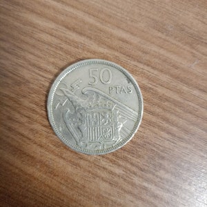 1957 50 pesetas - Etsy 日本