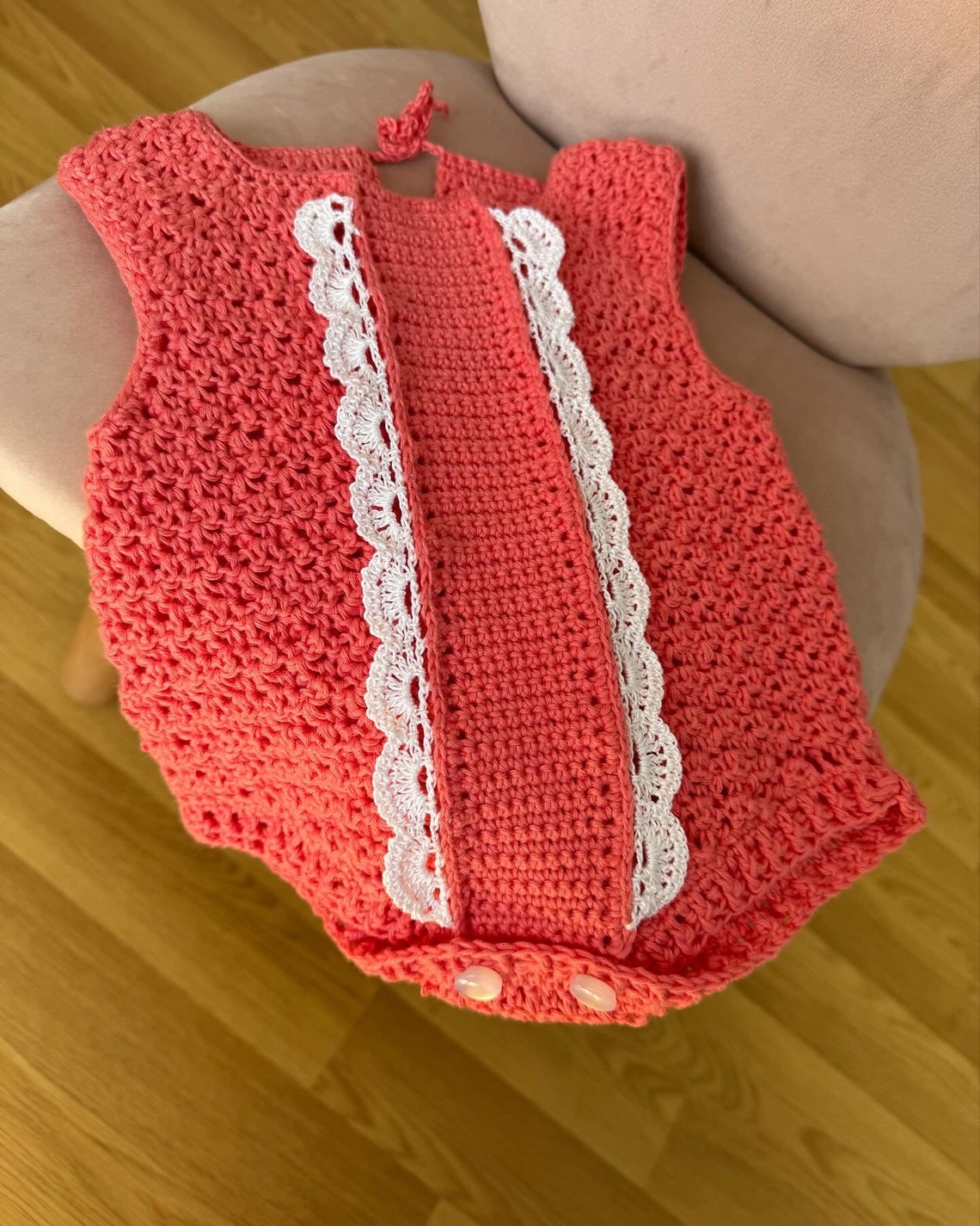 Monaco crochet romper