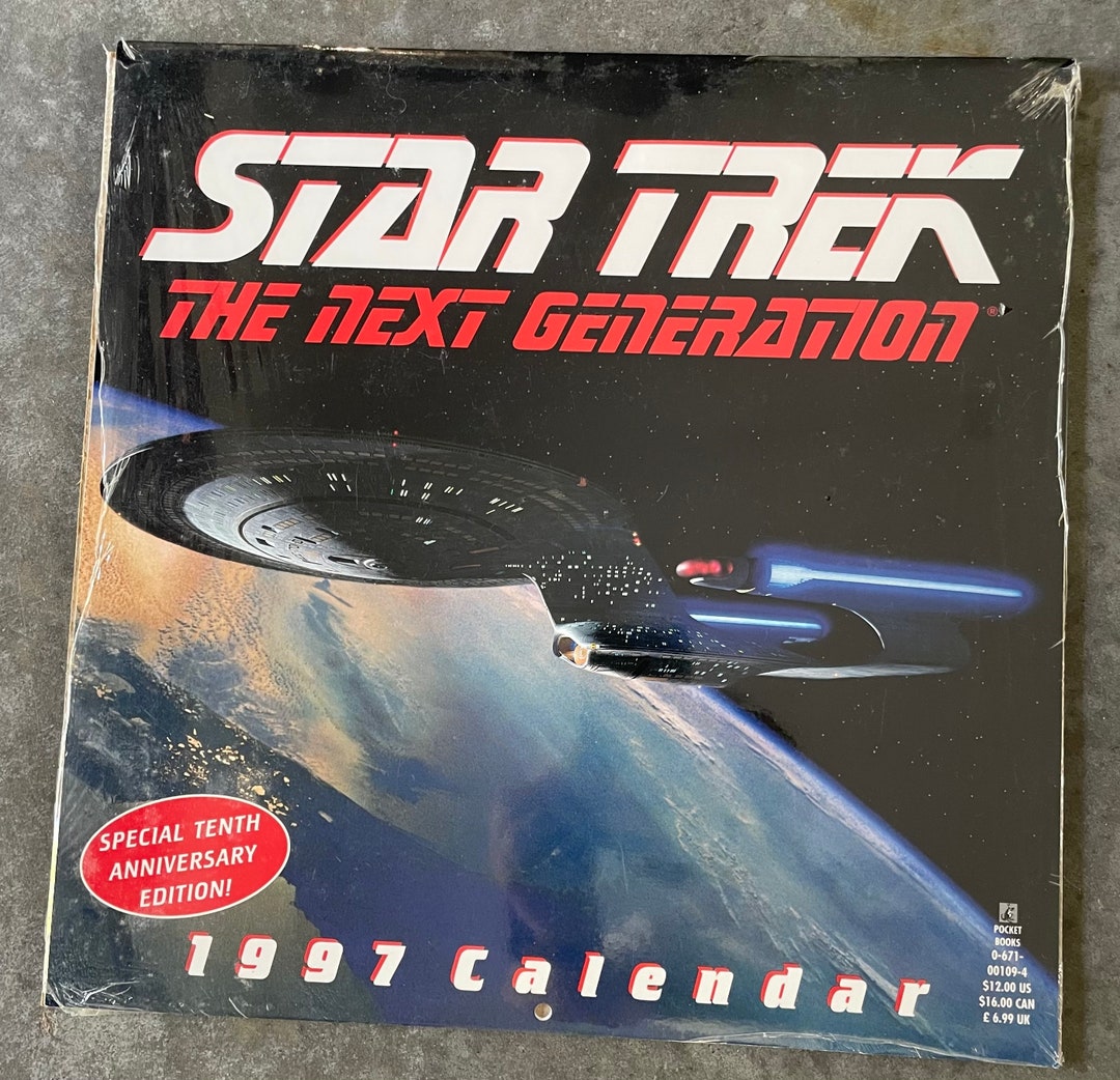 Star Trek Next Gen, Voyager and Original Series Sealed 1997 Calendars
