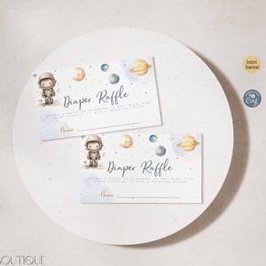 Space Theme Raffle Outer Space Baby Shower Invitation Set | the Countdown Has Begun ...