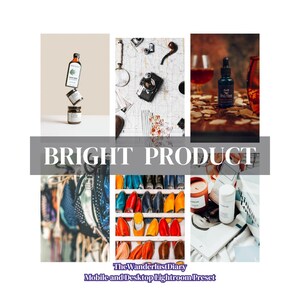 10 Knallige Produktpresets | Produktfotografie Presets| Mobile & Desktop Lightroom Voreinstellungen | Boutique Voreinstellungen | Voreinstellungen bereinigen| Kleinunternehmer