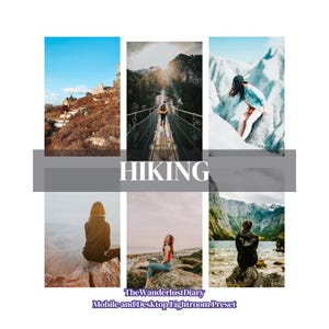 10 Hiking Lightroom Presets | Bright Adventure Presets| Travel Influencer Presets| Instagram Presets| Mobile & Desktop Presets| Wanderlust
