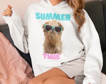 Hund "Summer Time" - Original Unisex-Kapuzenpulli