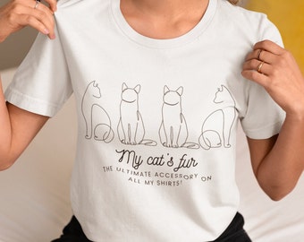 My Cat's Fur - Camiseta Original Unisex