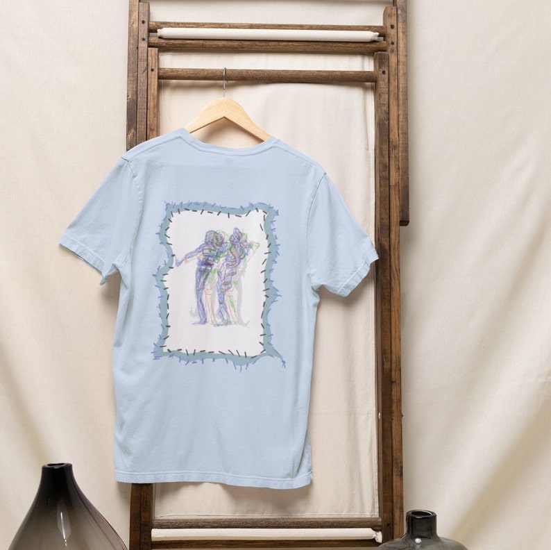 Tranquil Tunica Camiseta Original Unisex Light Blue