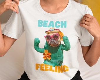 Perro "Beach Feeling" - Camiseta Original Unisex