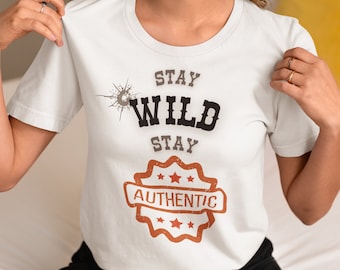 Stay Authentic - Camiseta Original Unisex