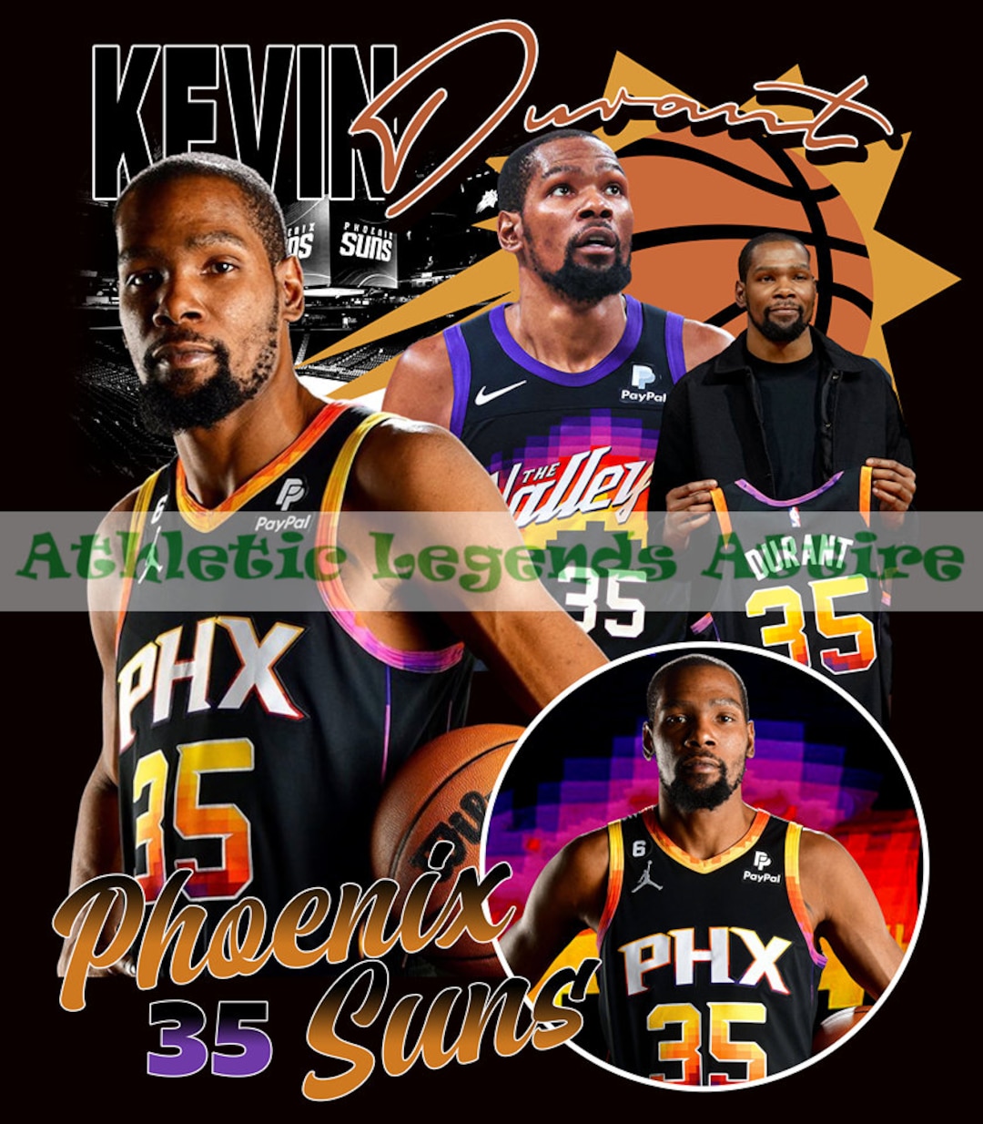 Kevin Durant Basketball Design PNG Kevin Durant Basketball Etsy(01)