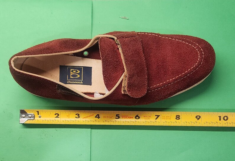 Maroon Suede Brunswick Velcro Bowling Shoes Etsy Canada