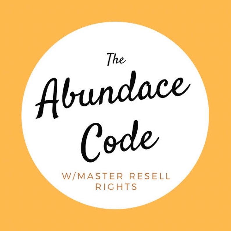 The Abundance Code- the Ultimate Digital Marketing Course W/master ...