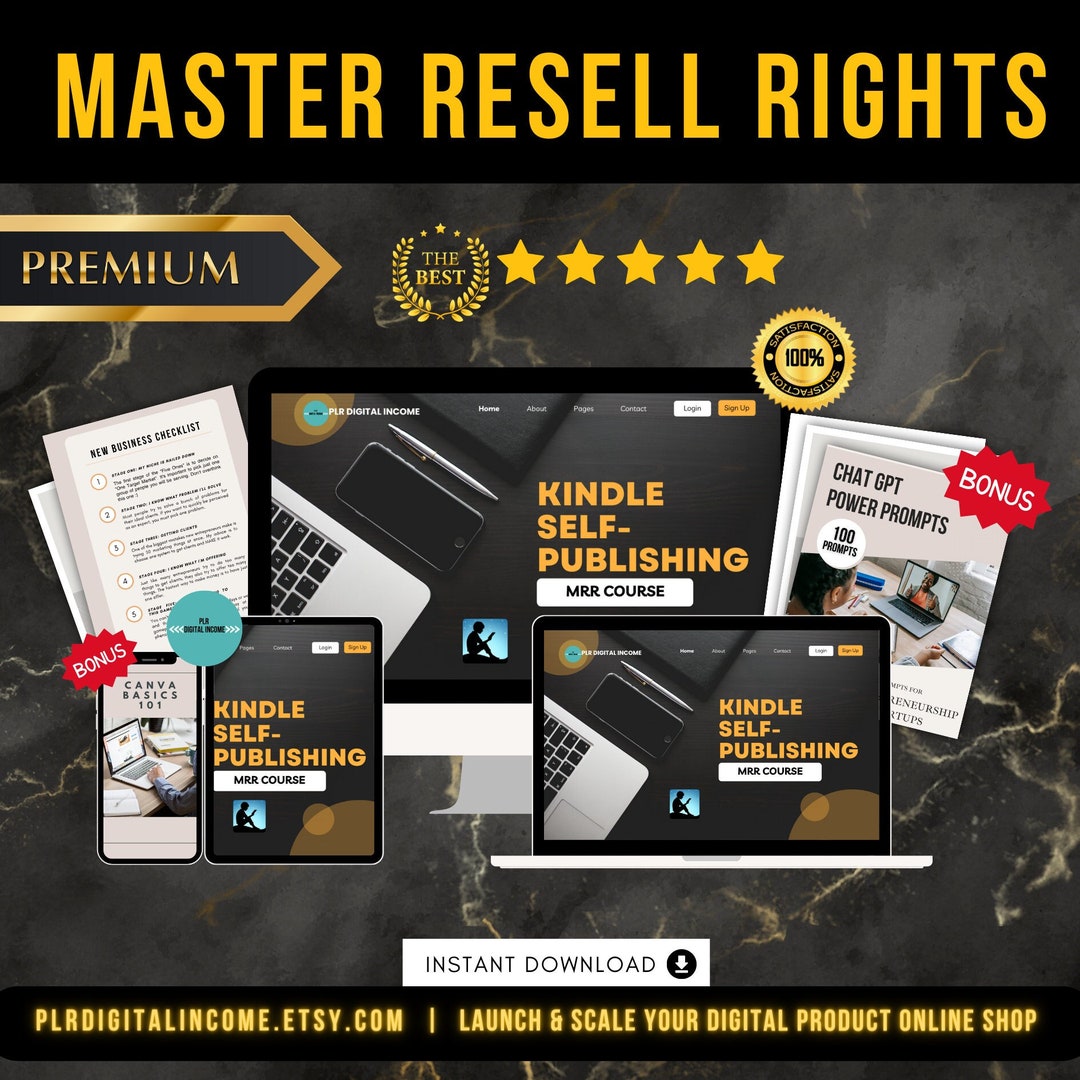 PLR Course Plr Ebook Plr Bundle Resell Rights Self Publishing