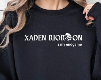 Xaden Riorson Is My Engame Sweatshirt, Fourth Wing Reading Shirt, Iron Flame Sweater, Gift for Book Lover, Violet Sorrengail, Xaddy Shirt